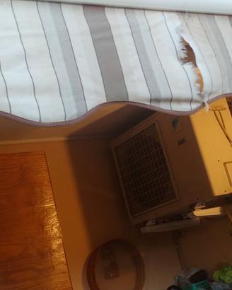 Tende da sole con telo da sostituire