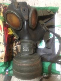 2 Maschere antigas seconda guerra mondiale