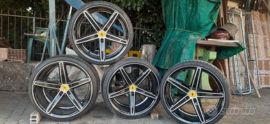 Gomme + cerchi Ferrari 360/430