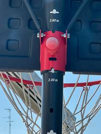 Canestro basket altezza 220cm -305cm