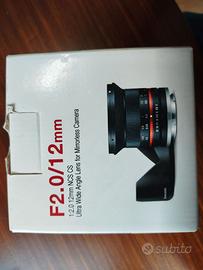 Samyang 12mm f/2 NCS CS per Fuji