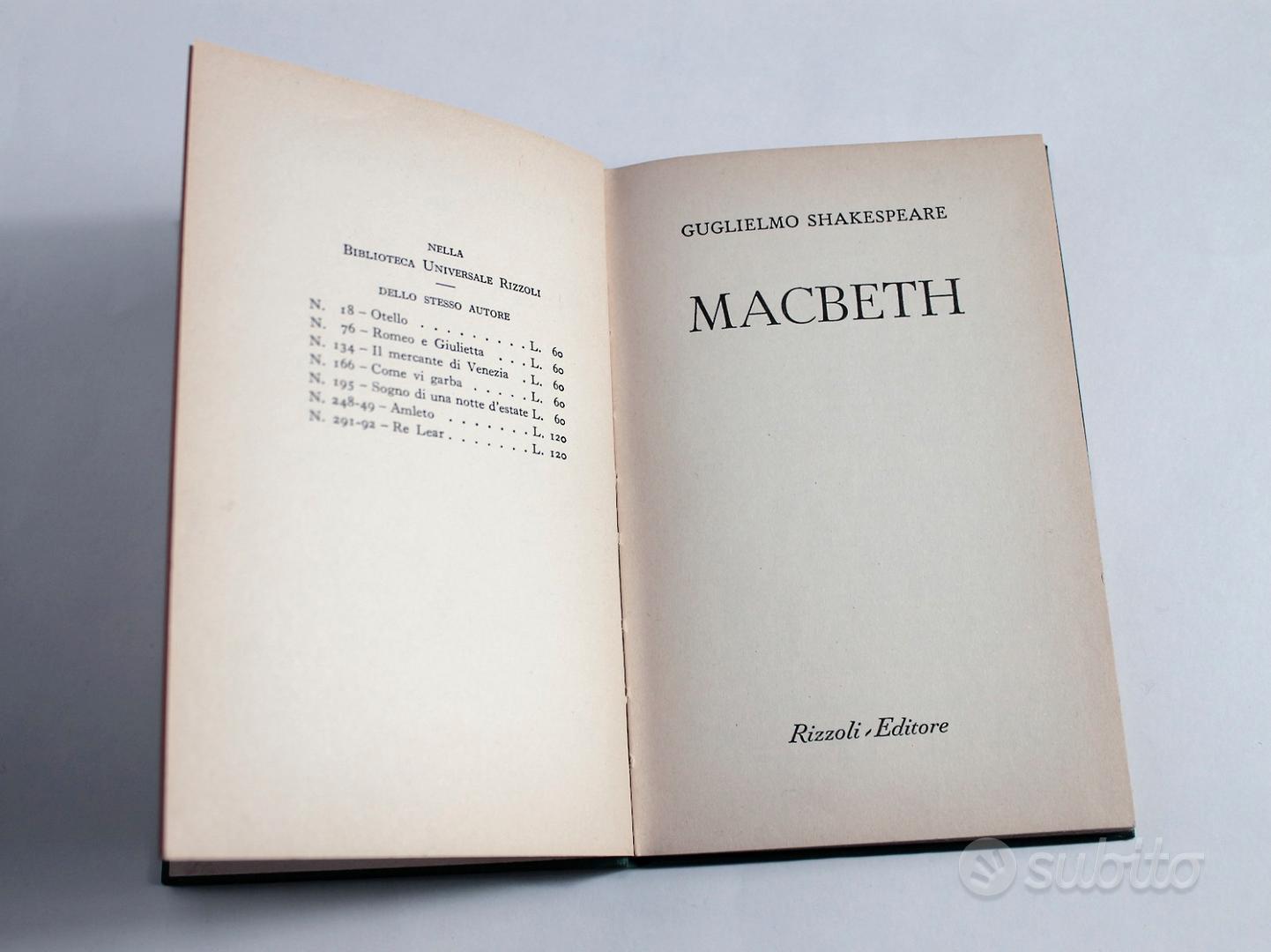 Macbeth - Rizzoli Libri