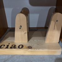 Porta Motore ciao piaggio in legno