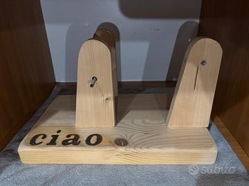 Porta Motore ciao piaggio in legno