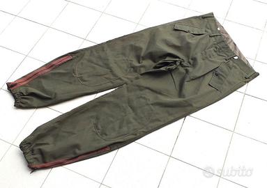 Pantaloni mimetica verde A.M. tg48 dell'84 inusati