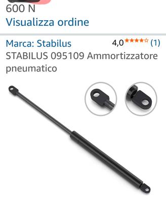 Ammortizzatore pneumatico