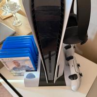 PS5 FAT 825GB + 8 GIOCHI + Controller + Base – OTT