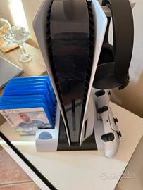 PS5 FAT 825GB + 8 GIOCHI + Controller + Base – OTT
