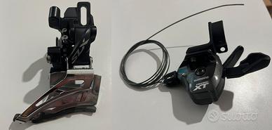 Deragliatore Shimano SLX FD-M7025 e manettino sini