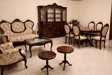 Salone e sala da pranzo completi stile classico