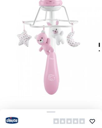 giostrina musicale chicco rosa