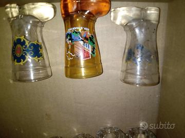 Bicchierini vetro San Marino vintage