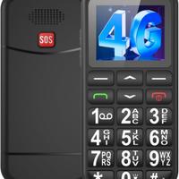 Telefono cellulare Anziani SoS  nano SIM nero