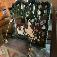 Leggio in ghisa decorato a mano - Vintage