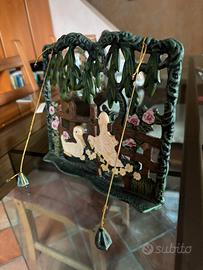 Leggio in ghisa decorato a mano - Vintage