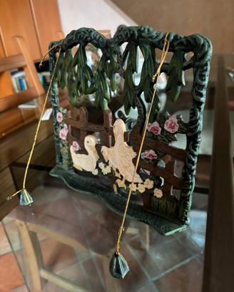 Leggio in ghisa decorato a mano - Vintage