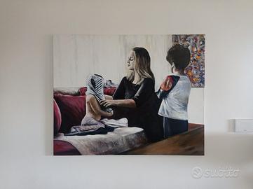 Quadro Moderno Acrilico su Tela 100x80 cm - Opera