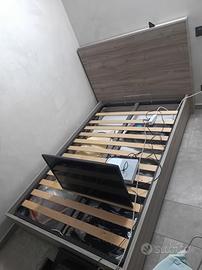 letto contenitore una piazza e mezza