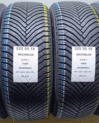 4 GOMME 225 50 19 MICHELIN 2024 INV RIF4314