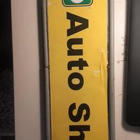 insegna distributore benzina api anni 60