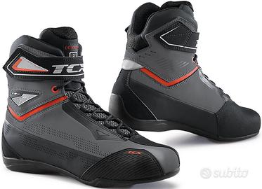 scarpe da moto TCX Rush 2 Air grigio/rosso, 41