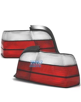 FANALI BMW E36 ROSSO BIANCO LOOK M3
