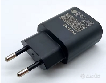 NUOVO - Caricatore Samsung Nero Sigillato 25w