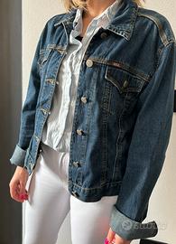 Giacca jeans vintage donna RIFLE tg. XL