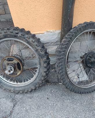 ruota anteriore e posteriore Honda XL 125 