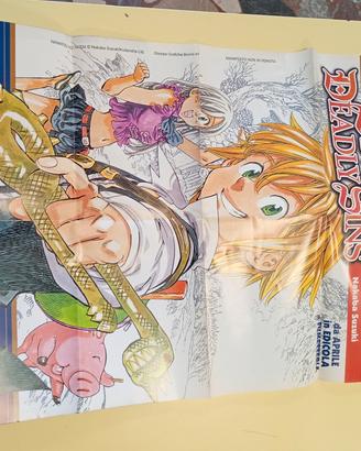 Poster manga anime The Seven Deadly Sins