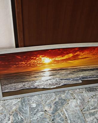 Quadro rettangolare sfondo mare