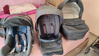 trio  completo di borsa coordinata,culla giordani