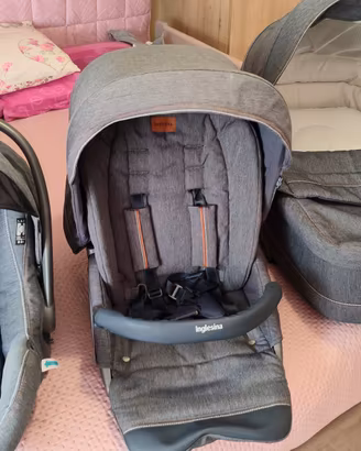 trio  completo di borsa coordinata,culla giordani