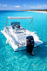 Barca Open 19 Pro Blue Max-pronta all uso