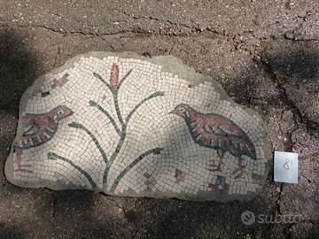 Mosaico "Uccelli" cm. 52x87 - cod.08