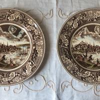 Piatti vintage in porcellana Virginia Johnson Bros