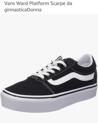 scarpe Vans 38 donna bianche e nere