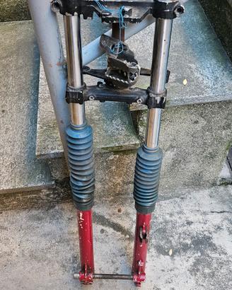 Forcelle Aprilia d’epoca + Pedane Enduro