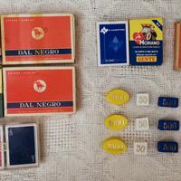 Carte da gioco con fiches 