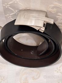 Ribasso - Cintura nera uomo Calvin Klein cm. 110