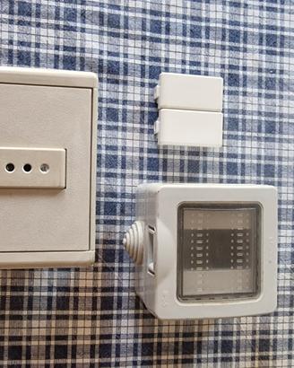 Bticino Set Copriforo Scatola IP55 Presa Tekna