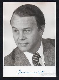 FIRMA AUTOGRAFO ERNEST ALBRECHT POLITICO GERMANIA