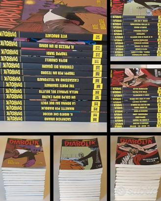 Diabolik Swiss seconda ristampa Lotto 40 albi