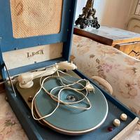 Giradischi vintage Lesa a valigetta