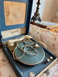 Giradischi vintage Lesa a valigetta