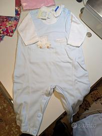 salopette neonato 9 mesi nuovo