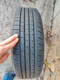2 gomme estive complete di cerchi 4 fori 185/70/14