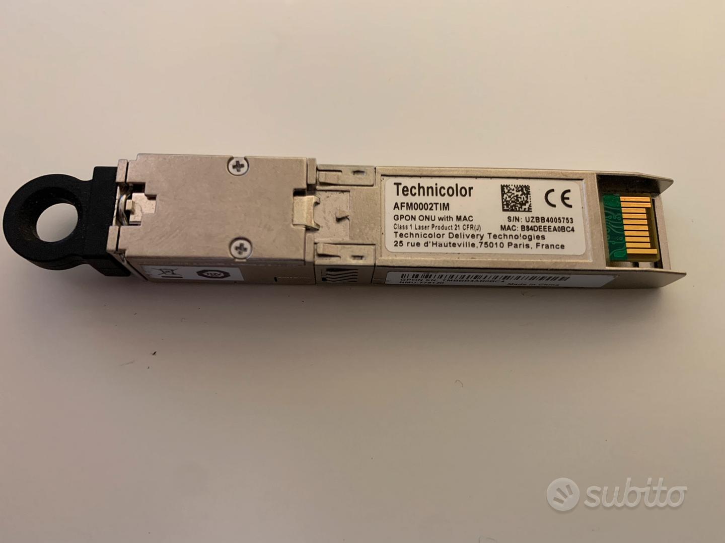 modulo ftth sfp mini ont technicolor gpon onu afm0002 tim per modem tim hub