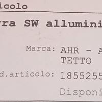 barre auto in alluminio