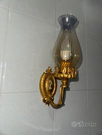 Set 2 applique, specchio e mensola Bruno Chiarini